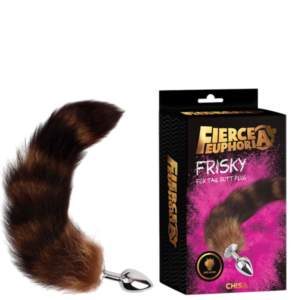 Plug Anal Cauda Marrom Frisky Fox Tail Butt Plug