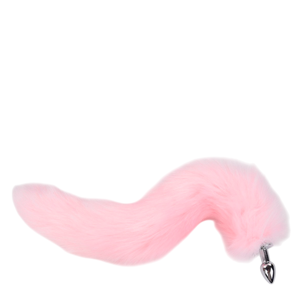 Plug Anal com Cauda Rosa Aiersha Fluffy Tail - Imagem 2