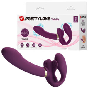 Penetrador Strapless com Plug Vaginal Valerie Pretty Love